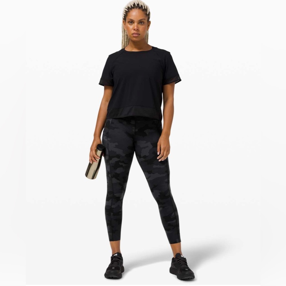 🖤 Lululemon Fast & Free Tight II 25" *Nulux Heritage 365 Camo Deep Coal✨Like 🆕